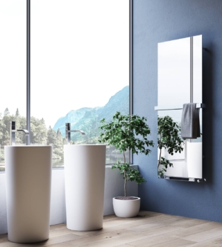 Cordivari Design - radiatore Frame Inox Blower Misto