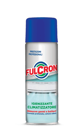 Fulcron Igienizzante Climatizzatore è pensato per l’igiene delle unità interne dei climatizzatori. La speciale formulazione a base di alcol aiuta a rimuovere germi e batteri con azione meccanica e contribuisce a neutralizzare e prevenire i cattivi odori che possono svilupparsi all’interno degli impianti, come odore di muffa, acqua stagnante o fumo. È indicato per climatizzatori a parete, consolle, cassetta, canalizzati e portatili. È consigliato per la manutenzione stagionale del climatizzatore, sia in estate sia in inverno quando l’impianto viene utilizzato in modalità pompa di calore. Prezzo consigliato al pubblico: 5,99 euro.