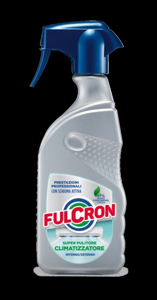 Fulcron Super Pulitore Climatizzatore è il detergente specifico per la pulizia delle unità interne ed esterne dei climatizzatori. La formula con schiuma attiva penetra in profondità e aderisce anche alle superfici verticali, aiutando a rimuovere polvere e sporco dai filtri e dalle parti interne, oltre a smog, fango, moscerini e residui che possono depositarsi sulle unità esterne e ridurre l’efficienza dell’impianto. Con il 69% di ingredienti di origine rinnovabile e vegetale, è indicato per la manutenzione stagionale del climatizzatore, sia in estate sia in inverno quando l’impianto viene utilizzato in modalità pompa di calore. Prezzo: 4,99 euro. www.fulcron.it Fulcron Super Pulitore Climatizzatore è il detergente specifico per la pulizia delle unità interne ed esterne dei climatizzatori. La formula con schiuma attiva penetra in profondità e aderisce anche alle superfici verticali, aiutando a rimuovere polvere e sporco dai filtri e dalle parti interne, oltre a smog, fango, moscerini e residui che possono depositarsi sulle unità esterne e ridurre l’efficienza dell’impianto. Con il 69% di ingredienti di origine rinnovabile e vegetale, è indicato per la manutenzione stagionale del climatizzatore, sia in estate sia in inverno quando l’impianto viene utilizzato in modalità pompa di calore. Prezzo: 4,99 euro. www.fulcron.it