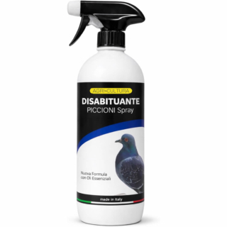 Un pratico disabituante in spray dall'odore sgradevole ai piccioni, ideale per chi vuole scegliere un dissuasore olfattivo. Prezzo: 18,97euro su amazon.it Un pratico disabituante in spray dall'odore sgradevole ai piccioni, ideale per chi vuole scegliere un dissuasore olfattivo. Prezzo: 18,97euro su amazon.it