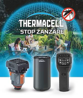 Thermacell
Antizanzare
è una linea di
prodotti per la protezione contro
le zanzare
all'aria aperta. seezon.it/thermacell