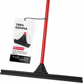 ,Un tira-acqus per pavimenti con testa in gomma di Tyroler. Prezzo: 39,99 euro su amazon.it