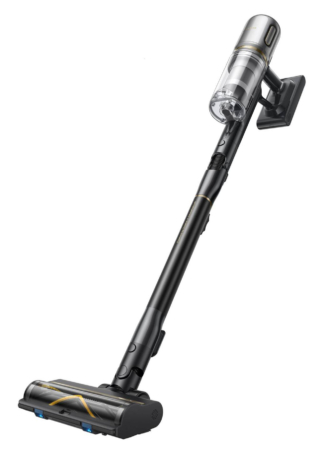 Dreame V20 è un apparecchio versatile ed efficace, con un design leggero ed ergonomico che facilita la maneggevolezza e la mobilità in diversi ambienti. Grazie al rilevamento intelligente a infrarossi, il braccio robotico si abbassa automaticamente per avvicinarsi alle pareti, arrivando fino a 0 mm, migliorando la pulizia dei bordi e riducendo gli sforzi successivi. La tecnologia a ciclone avanzata genera una potente forza centrifuga per separare in modo efficiente la polvere e impedire l'intasamento del filtro. Anti-groviglio, ha autonomia fino a 90 minuti. Prezzo 359 euro. https://www.dreametech.com