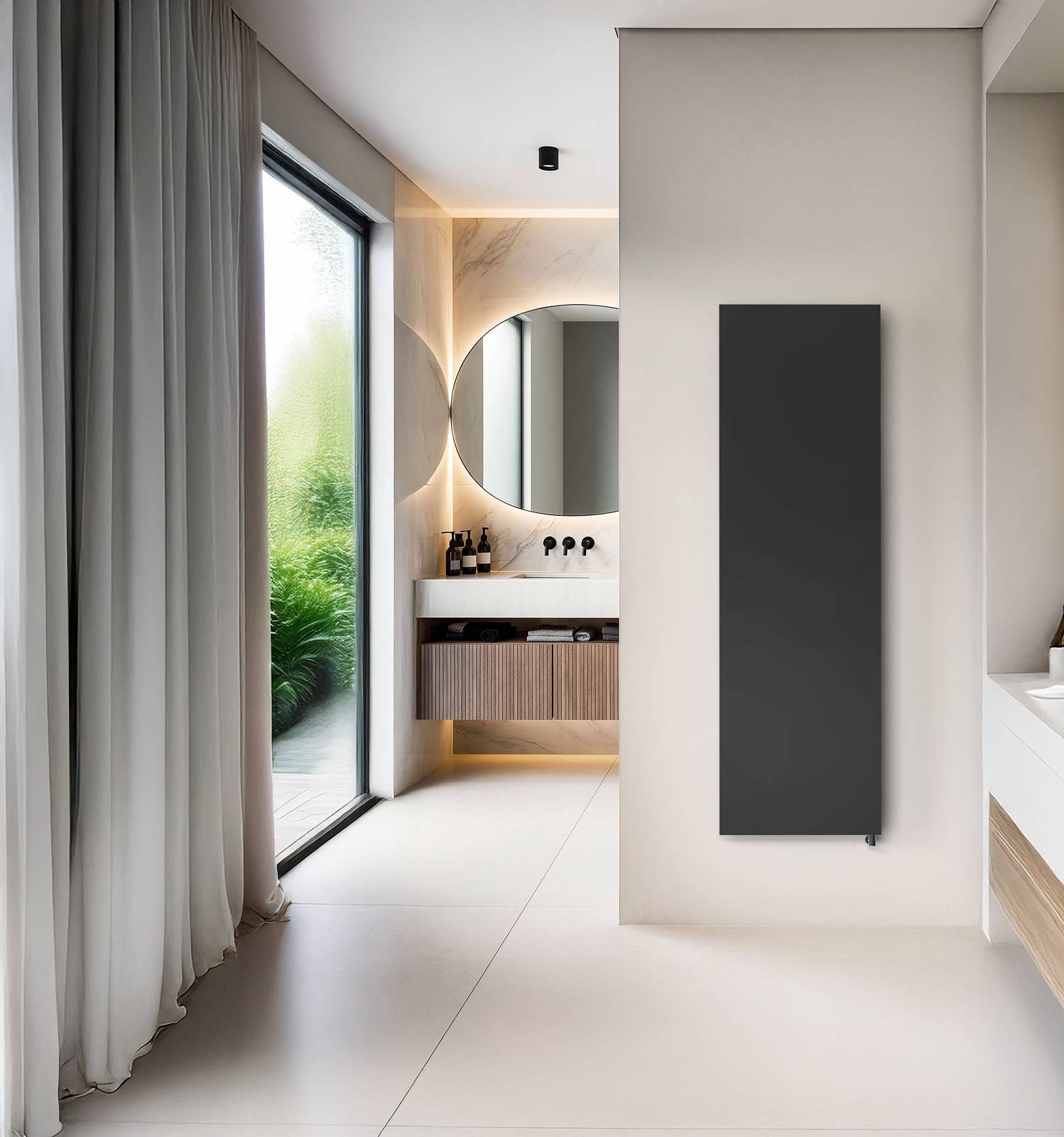 Cordivari Design - radiatore Frame domotico Nero Opaco
