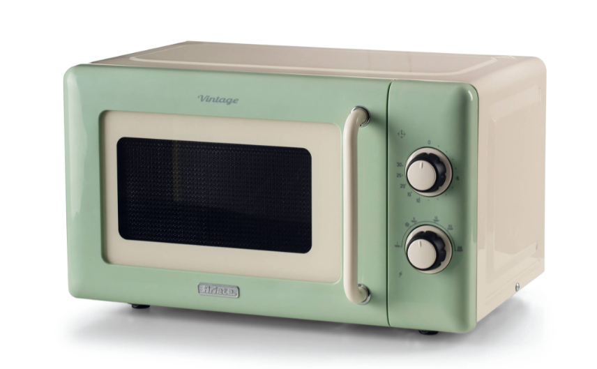 Microonde stile vintage di Ariete. In vendita sullo store di Ariete https://www.ariete.store/product/ariete-forno-microonde-vintage-verde Microonde stile vintage di Ariete. In vendita sullo store di Ariete https://www.ariete.store/product/ariete-forno-microonde-vintage-verde