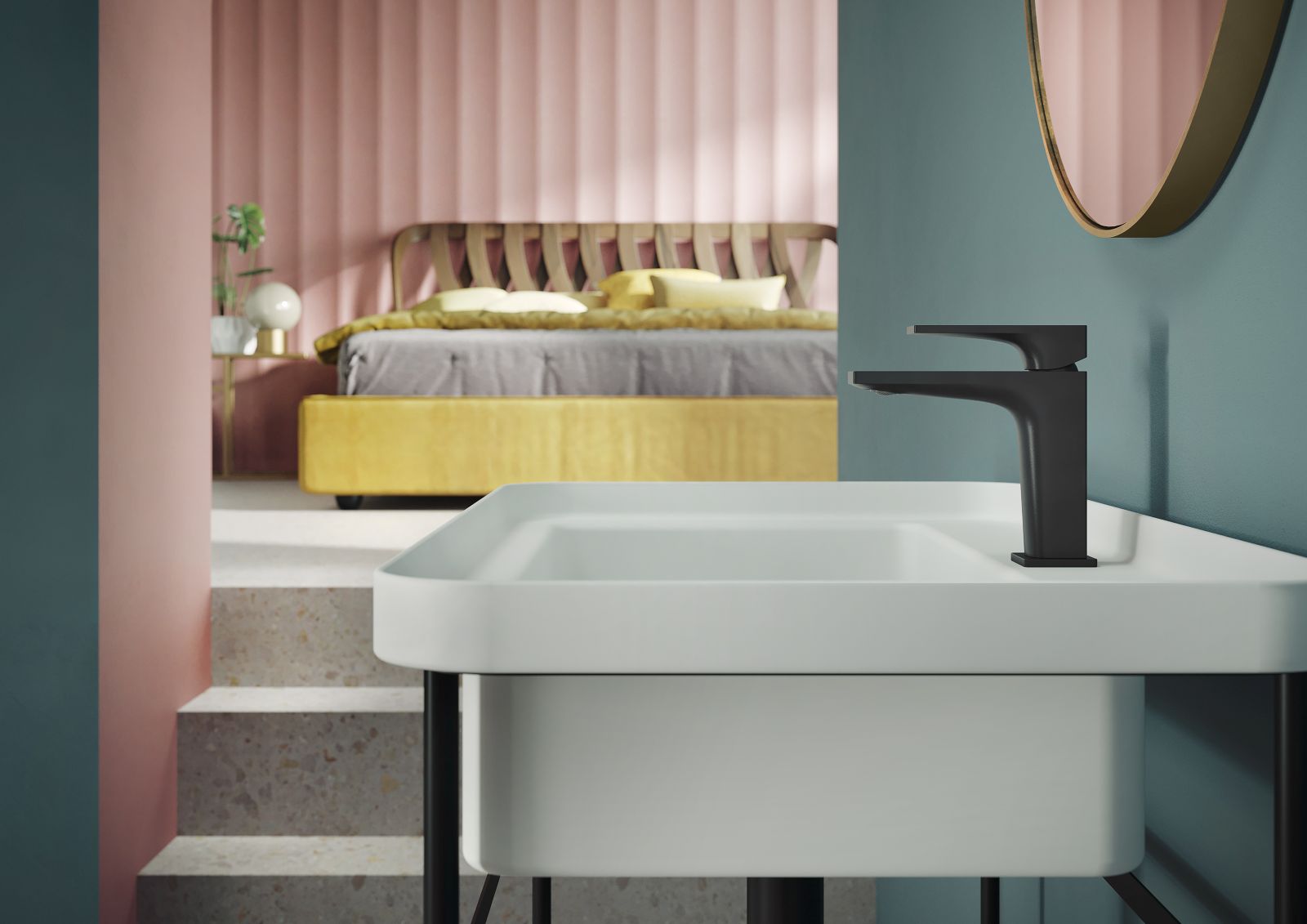 Sobrio e compatto, il miscelatore monocomando per lavabo Seven di Nobili ha un design moderno e squadrato. È dotato di limitatore di portata 50% e meccanismo che evita l'accensione della caldaia: il rubinetto si apre sempre in modalità acqua fredda. È disponibile in tre versioni con scarico standard, con scarico push click-clack e senza scarico e nelle finiture Cromo Lucido, Cromo Spazzolato, Mora opaco (come in foto). Prezzo, nella finitura Mora opaco, 360 euro. www.nobili.it