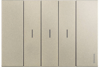 Serie BTicino Living Now color champagne Serie BTicino Living Now color champagne