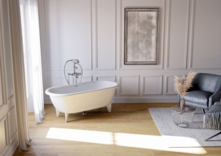 Ha una capacità di 300 litri la vasca freestanding di gusto classico Belrose di Kerasan in solid surface resistente al tempo che garantisce igiene e funzionalità. Misura L 170 x P 80 x H 62 cm. Prezzo, Iva esclusa, 3,770 euro. www.kerasan.it Ha una capacità di 300 litri la vasca freestanding di gusto classico Belrose di Kerasan in solid surface resistente al tempo che garantisce igiene e funzionalità. Misura L 170 x P 80 x H 62 cm. Prezzo, Iva esclusa, 3,770 euro. www.kerasan.it