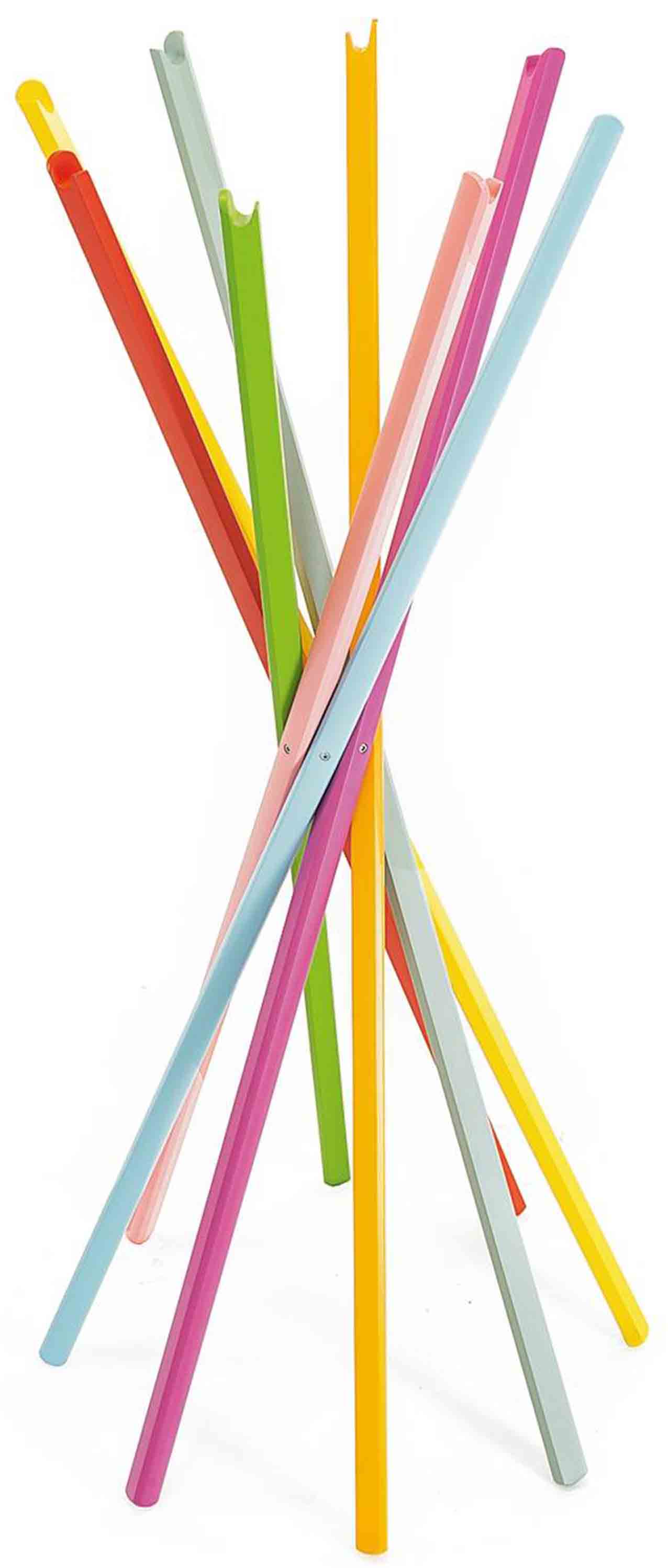 Sciangai 50 di Zanotta è la versione multicolor in edizione limitata del celebre appendiabiti. In faggio laccato, è formato da otto listelli, connessi da un giunto poco al di sopra del centro, che creano, da aperti, una circonferenza regolabile. Misura Ø max 65 x H max 160 cm. Prezzo in via di definizione. www.zanotta.com Sciangai 50 di Zanotta è la versione multicolor in edizione limitata del celebre appendiabiti. In faggio laccato, è formato da otto listelli, connessi da un giunto poco al di sopra del centro, che creano, da aperti, una circonferenza regolabile. Misura Ø max 65 x H max 160 cm. Prezzo in via di definizione. www.zanotta.com