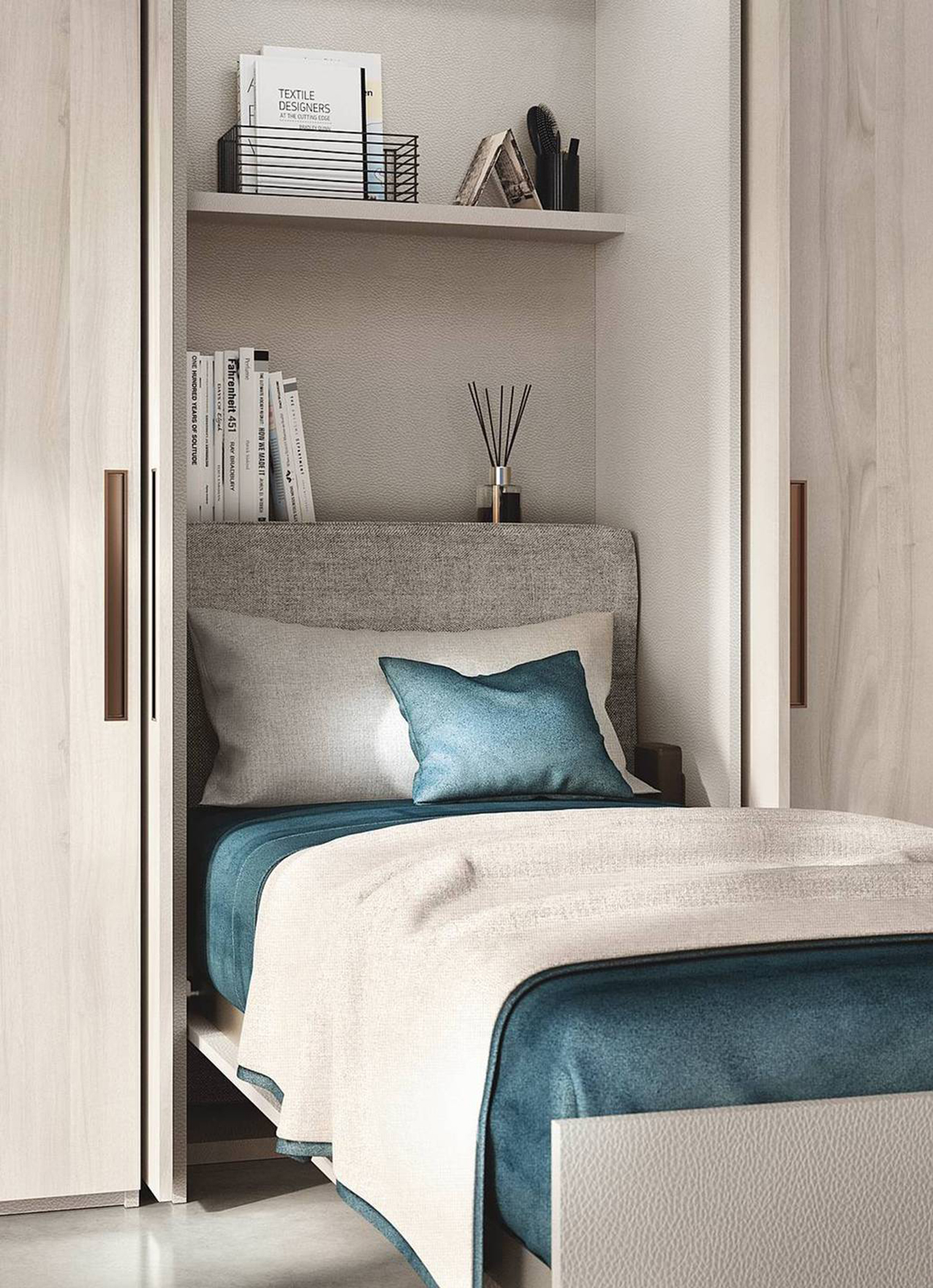 BoxLife di Scavolini
è un sistema adattabile a molteplici situazioni, trasformandosi a seconda dell’esigenza.
La struttura è in decorativo Neutral. Si realizza su misura. Prezzo su preventivo. www.scavolini.com