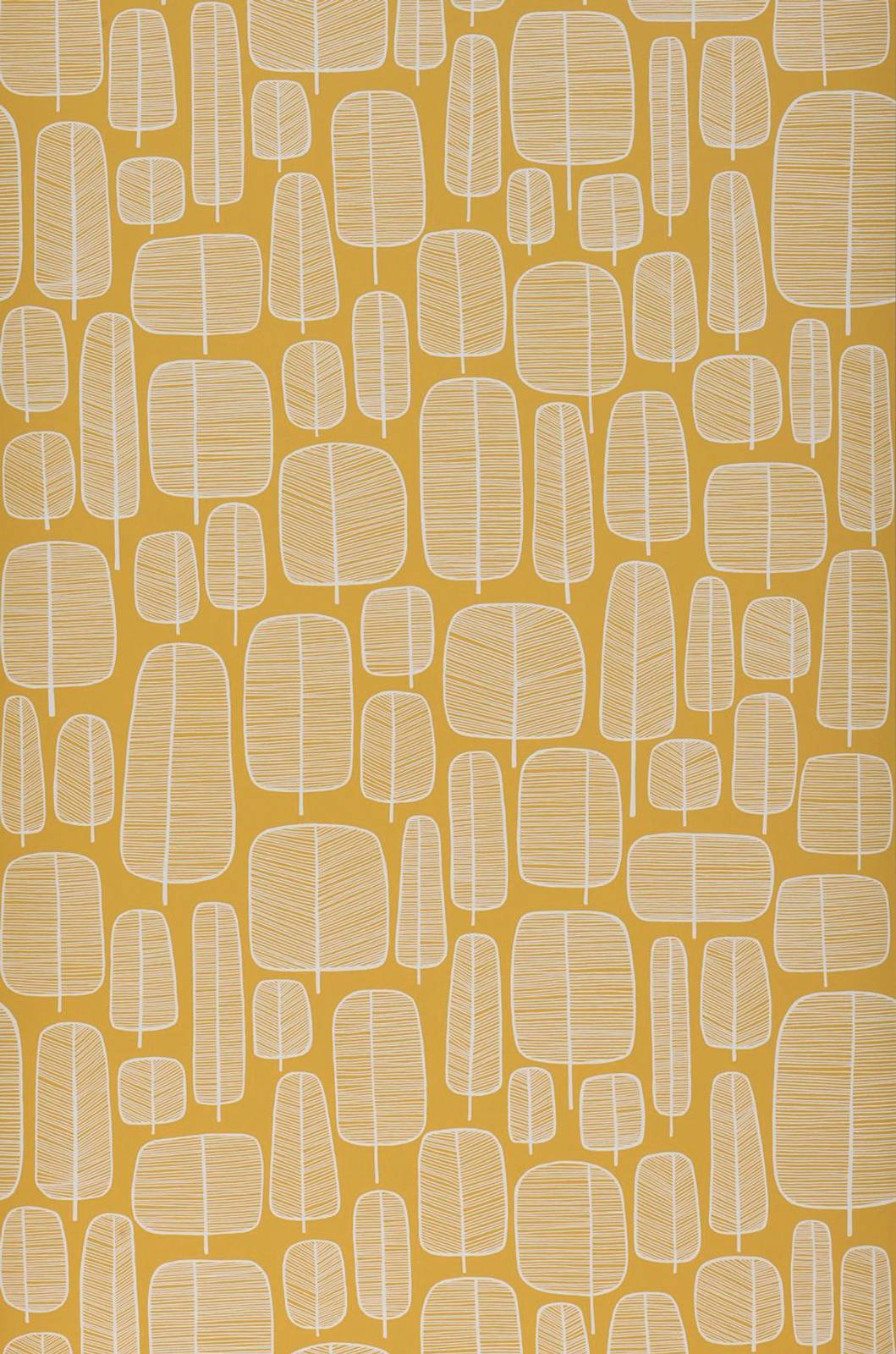 Piccole foglie stilizzate animano la carta da parati, pensata per essere applicata su una porzione mirata di parete, là dove si desidera concentrare lo sguardo (Little Trees di Carta da parati degli anni 70, www.cartadaparatideglianni70.com). Piccole foglie stilizzate animano la carta da parati, pensata per essere applicata su una porzione mirata di parete, là dove si desidera concentrare lo sguardo (Little Trees di Carta da parati degli anni 70, www.cartadaparatideglianni70.com).