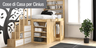 Letto alto salvaspazio: come recuperare metri utili con le soluzioni Cinius