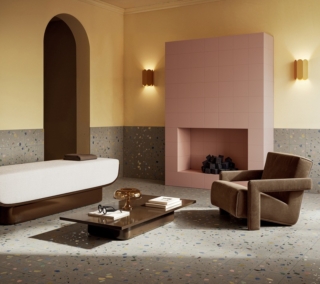 Il gres porcellanato smaltato Forever Color di Cir Manifatture Ceramiche rende protagonista il colore, anche nella versione Terrazzo, che richiama la graniglia del terrazzo veneziano, disponibile in White, Grey e Black. Nel formato 20 x 20 cm costa 74 euro al mq + Iva. www.cir.it