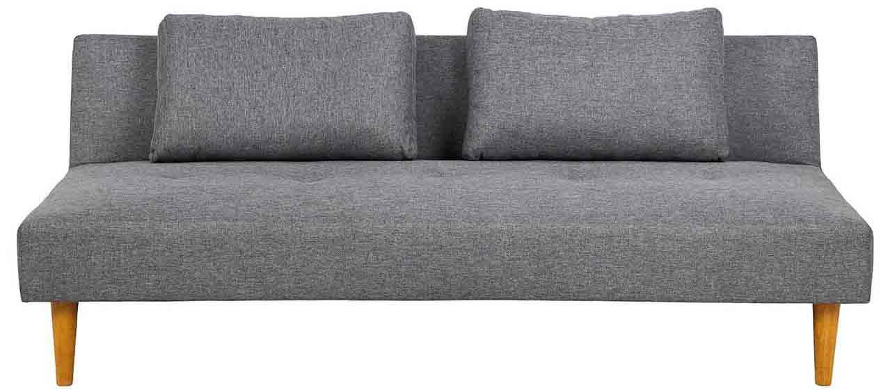 Il divano a tre posti Matylda di Bonami Essentials è dotato di due grandi cuscini coordinati; si trasforma in letto abbassando lo schienale. Misura L 180 x P 86/100 x H 74 cm. www.bonami.it Il divano a tre posti Matylda di Bonami Essentials è dotato di due grandi cuscini coordinati; si trasforma in letto abbassando lo schienale. Misura L 180 x P 86/100 x H 74 cm. www.bonami.it