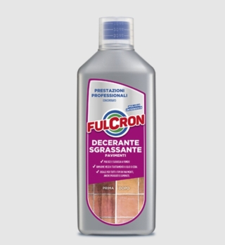 Fulcron Decerante Sgrassante Pavimenti è un detersolvente con tensioattivi ad alto potere sgrassante, ideale per la pulizia intensiva e di fondo dei pavimenti, anche in ambienti come cantine, garage e taverne, dove le superfici possono essere più esposte a sporco ostinato e residui. Indicato per la pulizia e la deceratura di gres porcellanato, cotto, pietra, klinker, cemento e graniglie, ha una formula a bassa alcalinità adatta anche a superfici più delicate come parquet e laminati. Prezzo al pubblico: 8,45 euro. www.fulcron.it