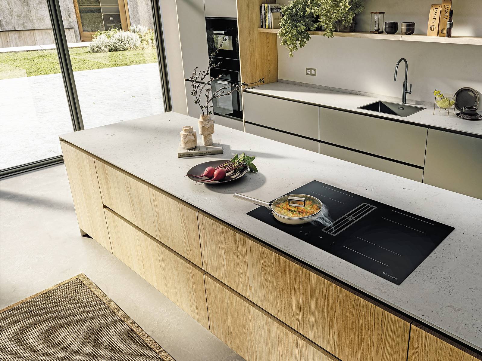 Il piano aspirante
Galileo Wide di Faber
dalla superficie Black Matt
ha l'interfaccia nascosta
da spento e zone Dual Flex. www.faberspa.com Il piano aspirante
Galileo Wide di Faber
dalla superficie Black Matt
ha l'interfaccia nascosta
da spento e zone Dual Flex. www.faberspa.com