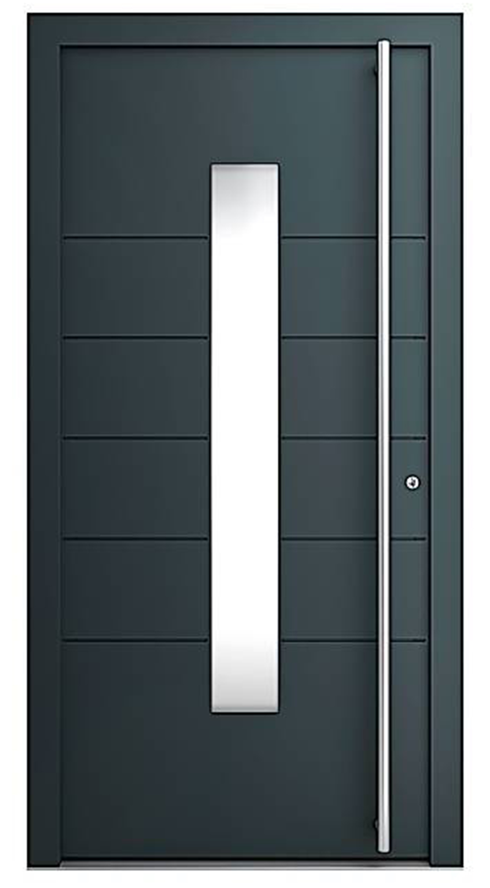 Il portoncino HT 310 di Internorm, di legno lamellare protetto da materiali compositi, ha 2 guarnizioni a tenuta d'acqua e un elevato grado di isolamento termico (oltre che acustico). www.internorm.com
