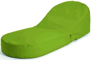 È di Avalon il pouf-poltrona che diventa letto singolo.Con interno in polistirolo e rivestimento in Similpelle Jazz, chiuso misura 95 x 75 x H (max) 60 cm; aperto, 75 x 180 x H (max) 45 cm. Costa 185,30 euro. www.avalonitalia.com