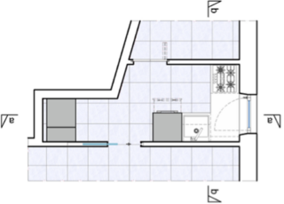 Progetto cucina 5 mq
