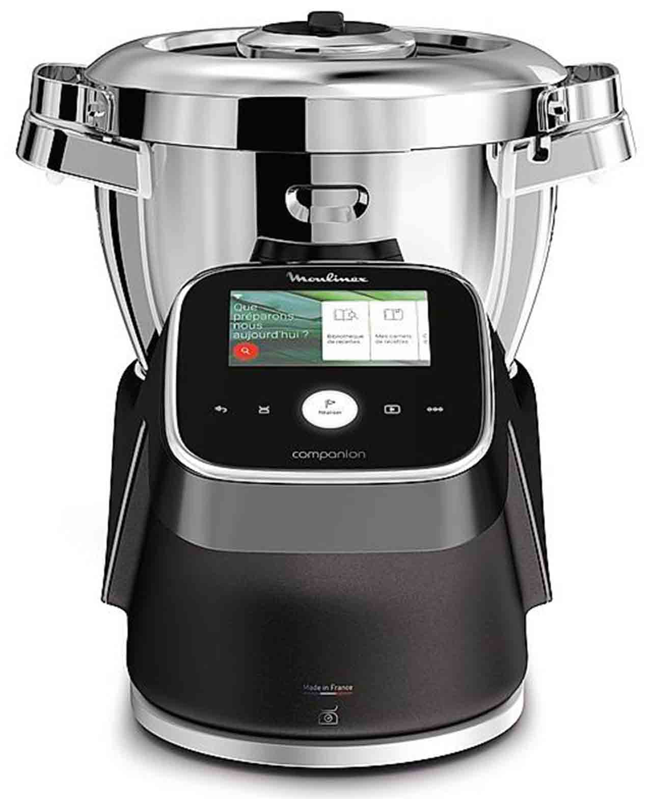Il robot da cucina multifunzione ha connettività Wi-Fi/Bluetooth® per scaricare ricette
e aggiornamenti,
facilitando l'uso della
bilancia integrata
e il controllo a distanza.
i-Companion Touch Pro
di Moulinex con bilancia integrata ha capacità totale di 4,5 litri
e prepara fino a 10 porzioni. Dotato di 13 regolazioni di velocità, dispone di 19 funzioni. Ha touchscreen intuitivo e app gratuita My Moulinex. Costa 1.499,99 euro. Il robot da cucina multifunzione ha connettività Wi-Fi/Bluetooth® per scaricare ricette
e aggiornamenti,
facilitando l'uso della
bilancia integrata
e il controllo a distanza.
i-Companion Touch Pro
di Moulinex con bilancia integrata ha capacità totale di 4,5 litri
e prepara fino a 10 porzioni. Dotato di 13 regolazioni di velocità, dispone di 19 funzioni. Ha touchscreen intuitivo e app gratuita My Moulinex. Costa 1.499,99 euro.