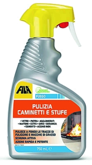 La schiuma detergente spray FUEGO di FILA Solutions
è formulata specificatamente per la pulizia dei vetri e dei rivestimenti delle stufe e dei caminetti. Con ingredienti biodegradabili, agisce rapidamente senza sgocciolare o lasciare aloni. Inoltre, può essere utile per rimuovere lo sporco intenso
dei grassi di combustione da forni, griglie, strutture di barbecue in mattoni o in pietra naturale e diversi materiali (vetro, cotto, pietra e agglomerati, gres, cemento, ceramica, acciaio). www.filasolutions.com La schiuma detergente spray FUEGO di FILA Solutions
è formulata specificatamente per la pulizia dei vetri e dei rivestimenti delle stufe e dei caminetti. Con ingredienti biodegradabili, agisce rapidamente senza sgocciolare o lasciare aloni. Inoltre, può essere utile per rimuovere lo sporco intenso
dei grassi di combustione da forni, griglie, strutture di barbecue in mattoni o in pietra naturale e diversi materiali (vetro, cotto, pietra e agglomerati, gres, cemento, ceramica, acciaio). www.filasolutions.com