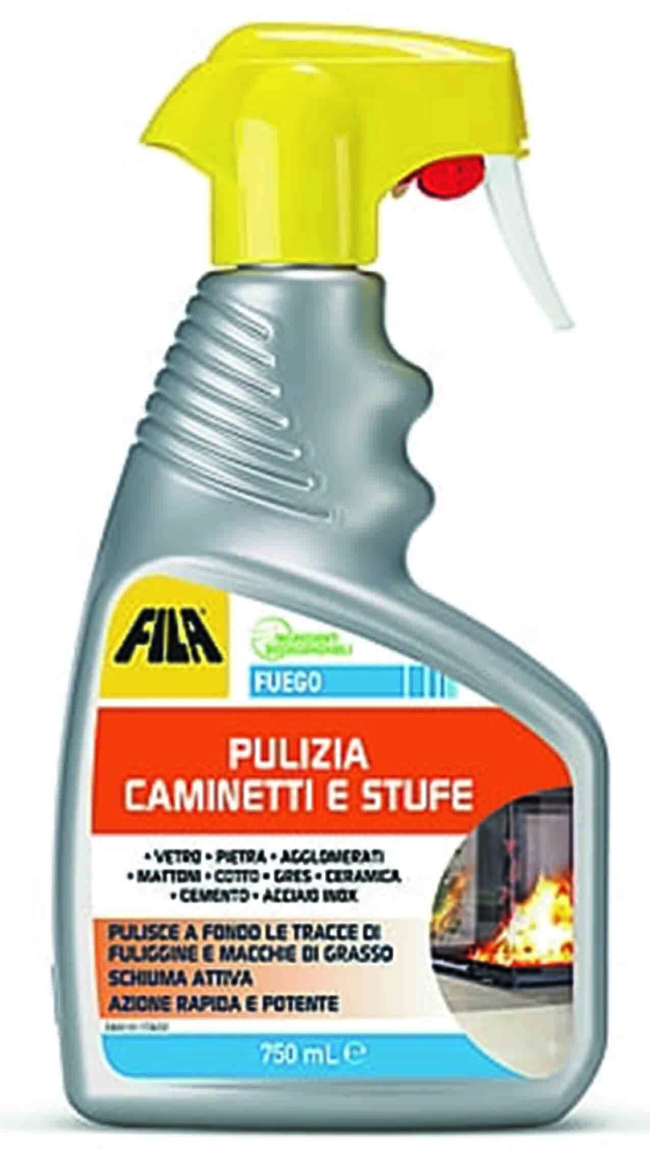La schiuma detergente spray FUEGO di FILA Solutions
è formulata specificatamente per la pulizia dei vetri e dei rivestimenti delle stufe e dei caminetti. Con ingredienti biodegradabili, agisce rapidamente senza sgocciolare o lasciare aloni. Inoltre, può essere utile per rimuovere lo sporco intenso
dei grassi di combustione da forni, griglie, strutture di barbecue in mattoni o in pietra naturale e diversi materiali (vetro, cotto, pietra e agglomerati, gres, cemento, ceramica, acciaio). www.filasolutions.com La schiuma detergente spray FUEGO di FILA Solutions
è formulata specificatamente per la pulizia dei vetri e dei rivestimenti delle stufe e dei caminetti. Con ingredienti biodegradabili, agisce rapidamente senza sgocciolare o lasciare aloni. Inoltre, può essere utile per rimuovere lo sporco intenso
dei grassi di combustione da forni, griglie, strutture di barbecue in mattoni o in pietra naturale e diversi materiali (vetro, cotto, pietra e agglomerati, gres, cemento, ceramica, acciaio). www.filasolutions.com