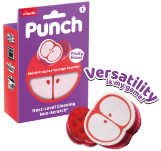 Spugnetta Vileda Punch Apple