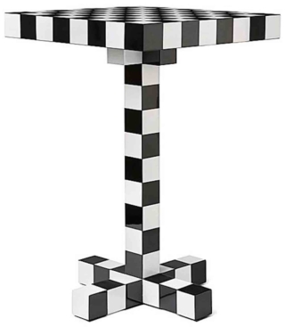In legno laccato, struttura in acciaio e Mdf, il tavolino- tavolo da gioco Chess di Moooi misura 40 x 40 x H 60 cm. Costa 1.306 euro. www.moooi.com In legno laccato, struttura in acciaio e Mdf, il tavolino- tavolo da gioco Chess di Moooi misura 40 x 40 x H 60 cm. Costa 1.306 euro. www.moooi.com