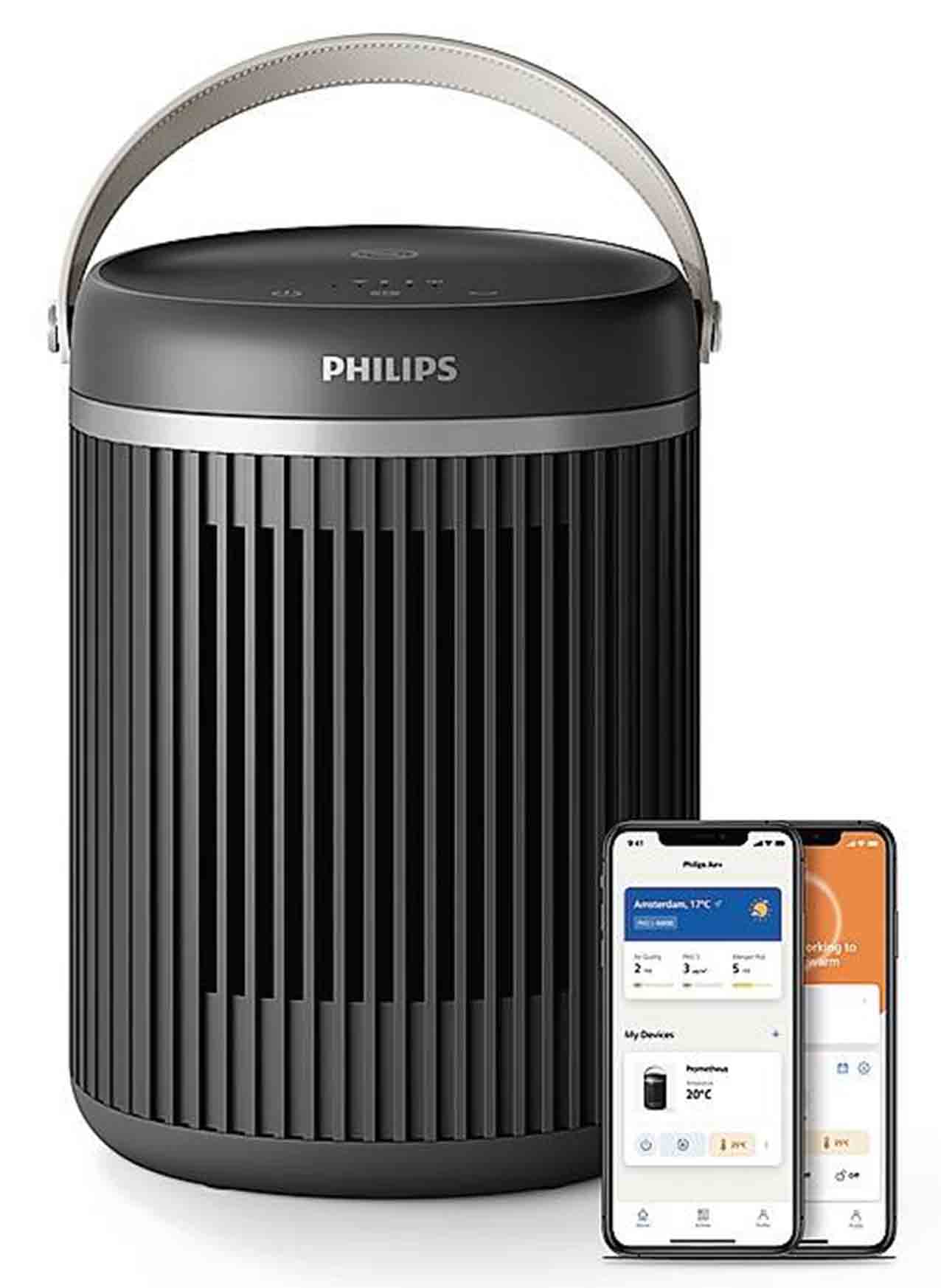 L'apparecchio Serie 3000 CX3120/01
di Philips riscalda l'ambiente in
due secondi. È dotato di connessione
Wi-Fi all'app Air+ tramite smartphone
o tablet. Grazie alla tecnologia
EcoAI si adatta alla temperatura
della stanza, analizza le abitudini
di utilizzo e monitora la temperatura esterna per ottimizzare il consumo energetico. L'angolo di oscillazione
a 45° assicura la circolazione
di aria calda in tutta la stanza. Misura
Ø 19 x H 24,9 cm e costa 79,99 euro. L'apparecchio Serie 3000 CX3120/01
di Philips riscalda l'ambiente in
due secondi. È dotato di connessione
Wi-Fi all'app Air+ tramite smartphone
o tablet. Grazie alla tecnologia
EcoAI si adatta alla temperatura
della stanza, analizza le abitudini
di utilizzo e monitora la temperatura esterna per ottimizzare il consumo energetico. L'angolo di oscillazione
a 45° assicura la circolazione
di aria calda in tutta la stanza. Misura
Ø 19 x H 24,9 cm e costa 79,99 euro.
