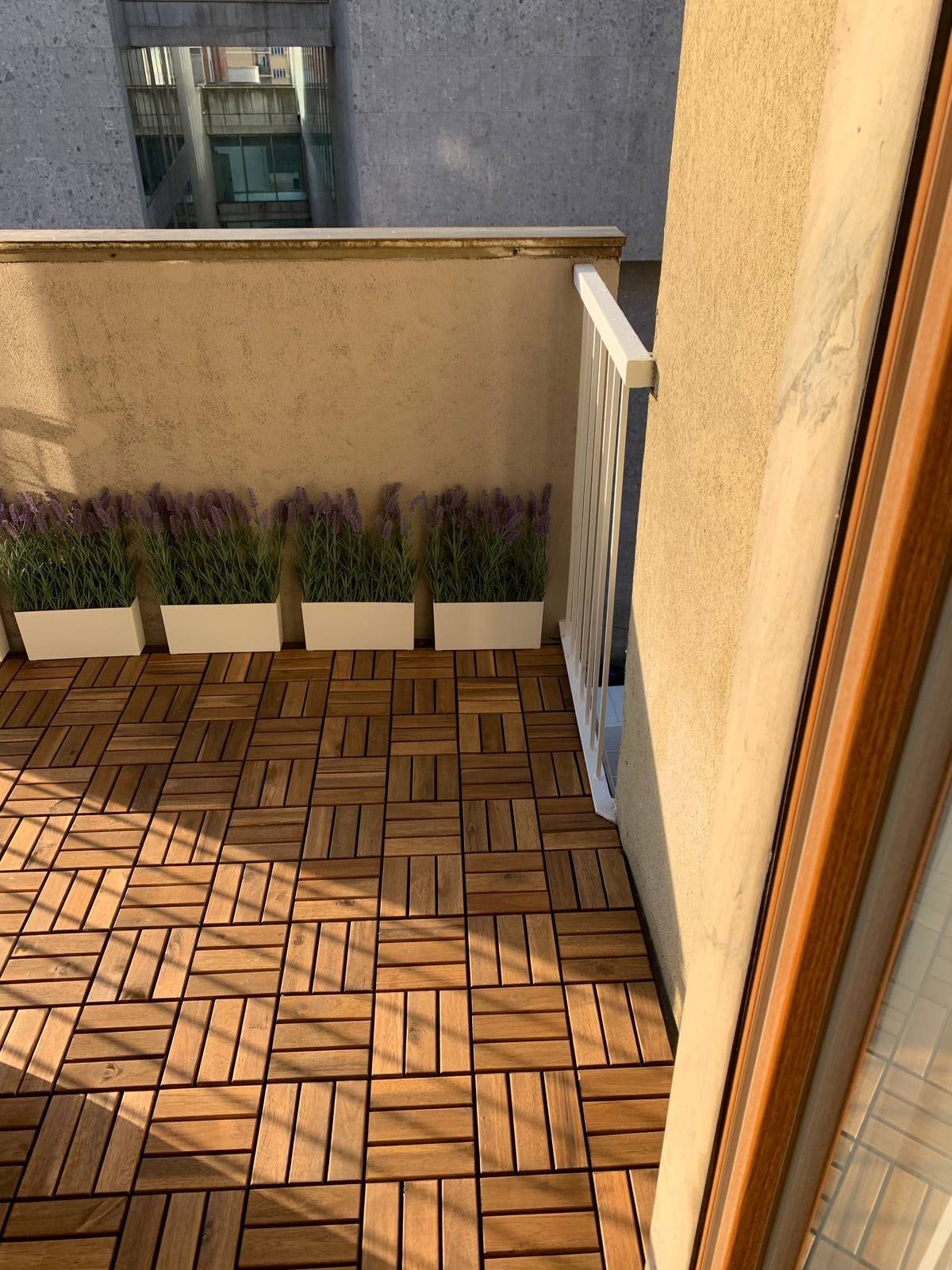 balcone dopo taglio verticale