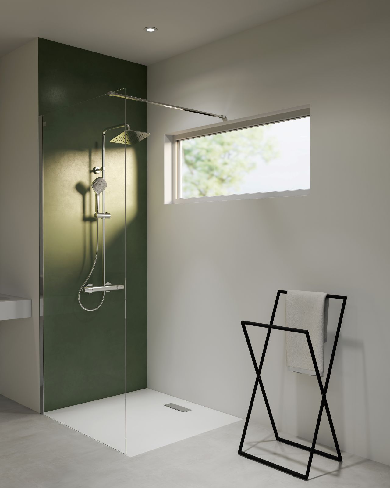La cabina doccia walk-in CONNECT 2 K9377EO di Ideal Standard con finiture brill lucido, ha vetro con uno spessore di 6 mm. Misura L 85,4 x H 195 cm. Prezzo, Iva esclusa, 389,50 euro. www.idealstandard.it La cabina doccia walk-in CONNECT 2 K9377EO di Ideal Standard con finiture brill lucido, ha vetro con uno spessore di 6 mm. Misura L 85,4 x H 195 cm. Prezzo, Iva esclusa, 389,50 euro. www.idealstandard.it