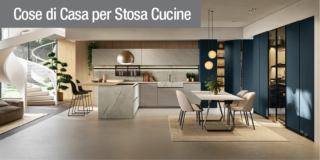 Metropolis, l’elegante cucina Stosa con top scorrevole che nasconde il piano cottura