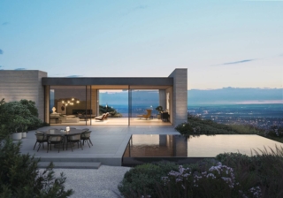Villa con serramenti Schüco Italia AS PD 75.HI Villa con serramenti Schüco Italia AS PD 75.HI