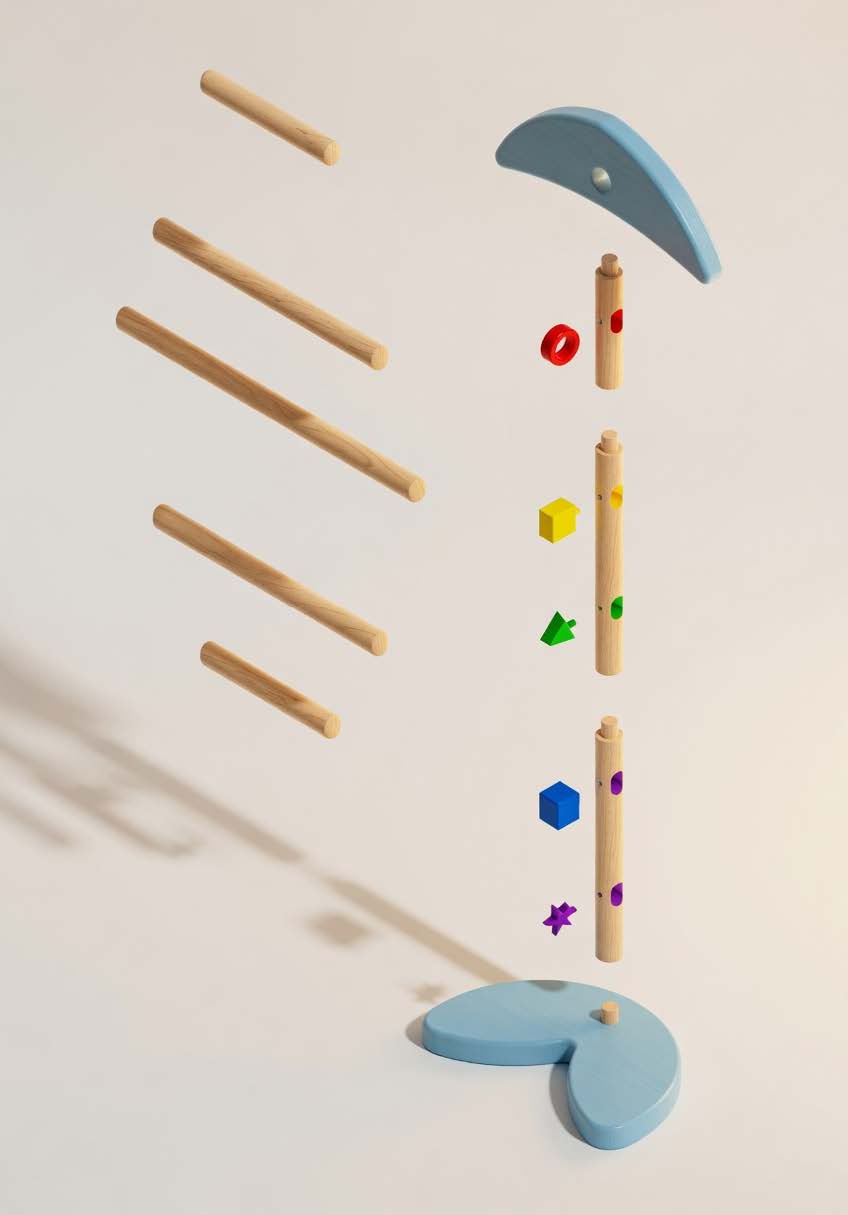 Fishpole, reinterpretazione educativa
del tradizionale servo muto a forma di lisca di pesce, pensata per favorire l’autonomia dei più piccoli
nell’organizzazione dell’abbigliamento quotidiano grazie ad apposite calamite di diverse forme colore
e profumo; Fishpole, reinterpretazione educativa
del tradizionale servo muto a forma di lisca di pesce, pensata per favorire l’autonomia dei più piccoli
nell’organizzazione dell’abbigliamento quotidiano grazie ad apposite calamite di diverse forme colore
e profumo;