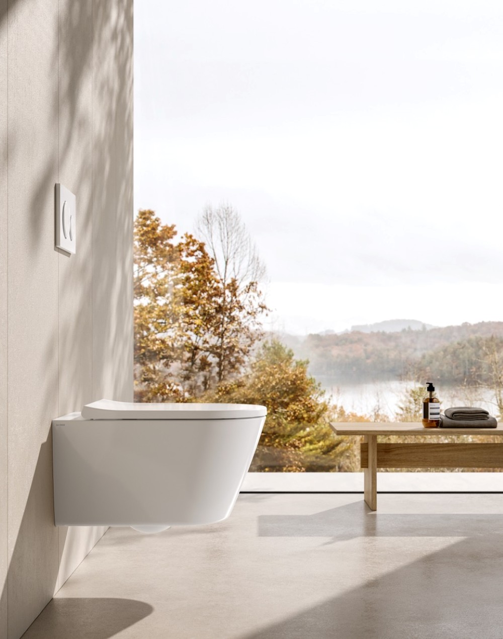 La collezione Forty3 di Globo propone sanitari sospesi e a terra, caratterizzati da proporzioni compatte, volumi equilibrati e forme morbide che ottimizzano lo spazio senza rinunciare al comfort. I wc integrano il nuovo sistema CleanStorm®, che elimina le tradizionali aperture interne per garantire uno scarico efficiente e silenzioso e una superficie più semplice da pulire. Completano la collezione le tecnologie brevettate FissaggioGhost®, con fissaggi invisibili, e Vasomulti®, che facilita l'installazione anche negli interventi di sostituzione grazie all'ampia regolazione degli allacci idraulici. Misure L 36 x P 55 cm. Prezzo su richiesta. www.ceramicaglobo.com La collezione Forty3 di Globo propone sanitari sospesi e a terra, caratterizzati da proporzioni compatte, volumi equilibrati e forme morbide che ottimizzano lo spazio senza rinunciare al comfort. I wc integrano il nuovo sistema CleanStorm®, che elimina le tradizionali aperture interne per garantire uno scarico efficiente e silenzioso e una superficie più semplice da pulire. Completano la collezione le tecnologie brevettate FissaggioGhost®, con fissaggi invisibili, e Vasomulti®, che facilita l'installazione anche negli interventi di sostituzione grazie all'ampia regolazione degli allacci idraulici. Misure L 36 x P 55 cm. Prezzo su richiesta. www.ceramicaglobo.com