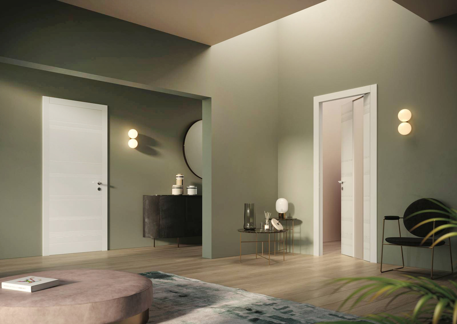 Equa Styla e Equa Styla Vetro entrambe con texture Trame. Equa Styla e Equa Styla Vetro entrambe con texture Trame.