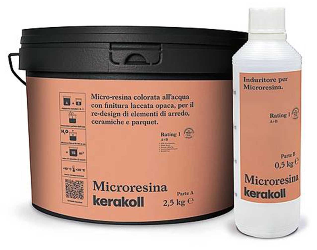 Microresina di Kerakoll, costa 18 €/m², www.kerakoll.com Microresina di Kerakoll, costa 18 €/m², www.kerakoll.com