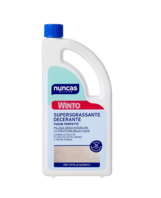 Il nuovo Winto Supersgrassante Decerante di Nuncas è un trattamento di manutezione per tutti i tipi di pavimento e piastrella. Rimuove qualsiasi tipo di finitura a cera, incluse quelle metallizzate più resistenti preparando il pavimento ad accogliere una nuova applicazione di cera. Inoltre è ottimo per la pulizia profonda delle fughe poichè agisce in profondità riportando alla luce il colore originario senza danneggiarne la struttura. https://nuncas.com/ Il nuovo Winto Supersgrassante Decerante di Nuncas è un trattamento di manutezione per tutti i tipi di pavimento e piastrella. Rimuove qualsiasi tipo di finitura a cera, incluse quelle metallizzate più resistenti preparando il pavimento ad accogliere una nuova applicazione di cera. Inoltre è ottimo per la pulizia profonda delle fughe poichè agisce in profondità riportando alla luce il colore originario senza danneggiarne la struttura. https://nuncas.com/
