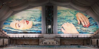 Piscina Cozzi, murale Be Water Piscina Cozzi, murale Be Water