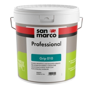 Grip 010 di San Marco è un fondo riempitivo uniformante adatto per tutti i supporti, anche il cartongesso. www.san-marco.com Grip 010 di San Marco è un fondo riempitivo uniformante adatto per tutti i supporti, anche il cartongesso. www.san-marco.com