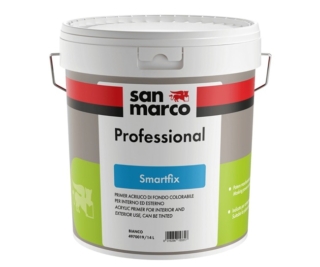 Smartfix di San Marco è un primer acrilico di fondo colorabile per preparare le pareti alla verniciatura. www.san-marco.com Smartfix di San Marco è un primer acrilico di fondo colorabile per preparare le pareti alla verniciatura. www.san-marco.com