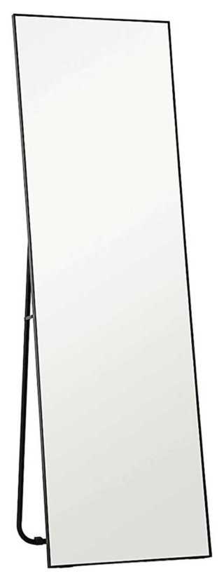 Homcom in vendita da Leroy Merlin ha la struttura metallica nera e una pellicola in argento ad alta definizione che garantisce riflessi nitidi e luminosi. Misura L 40 x H 150 cm. Costa 63,95 euro. www.leroymerlin.it Homcom in vendita da Leroy Merlin ha la struttura metallica nera e una pellicola in argento ad alta definizione che garantisce riflessi nitidi e luminosi. Misura L 40 x H 150 cm. Costa 63,95 euro. www.leroymerlin.it