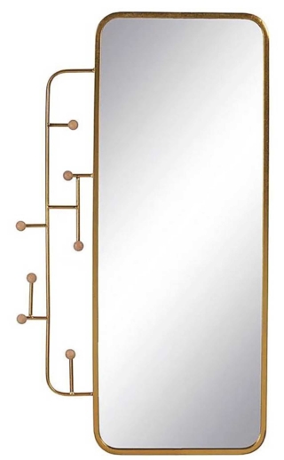 Maze di Ixia,
in vendita su Bonami, ha la cornice in metallo color oro dotata di pratici ganci. Misura L 55 x H 100 cm e costa 82 euro.  www.bonami.it