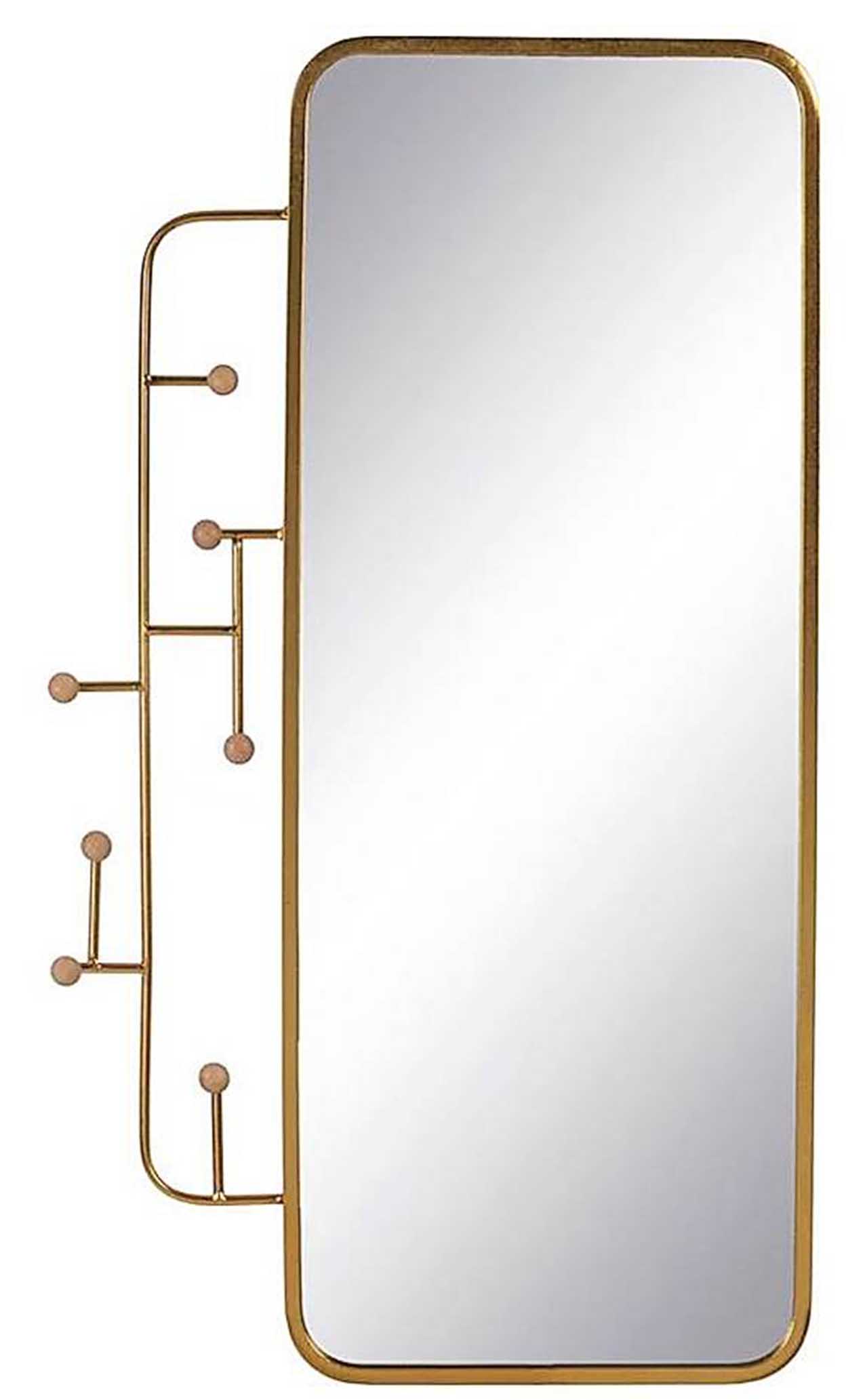 Maze di Ixia,
in vendita su Bonami, ha la cornice in metallo color oro dotata di pratici ganci. Misura L 55 x H 100 cm e costa 82 euro.  www.bonami.it