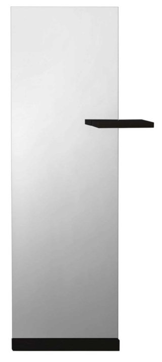 Specchio-appendiabiti,
Bolia Shift, in vendita su Sediarreda, ha una mensola in legno attrezzata con ganci. Misura L 95 x P 15,3 x H 183 cm.
Costa 603 euro.  www.sediarreda.com
