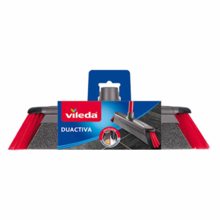 La scopa Vileda Duactiva cattura tutti i tipi di polvere senza lasciare residui grazie alla sua barriera catturapolvere elettrostatica, Prezzo: 7,29 euro su www.vileda.it La scopa Vileda Duactiva cattura tutti i tipi di polvere senza lasciare residui grazie alla sua barriera catturapolvere elettrostatica, Prezzo: 7,29 euro su www.vileda.it