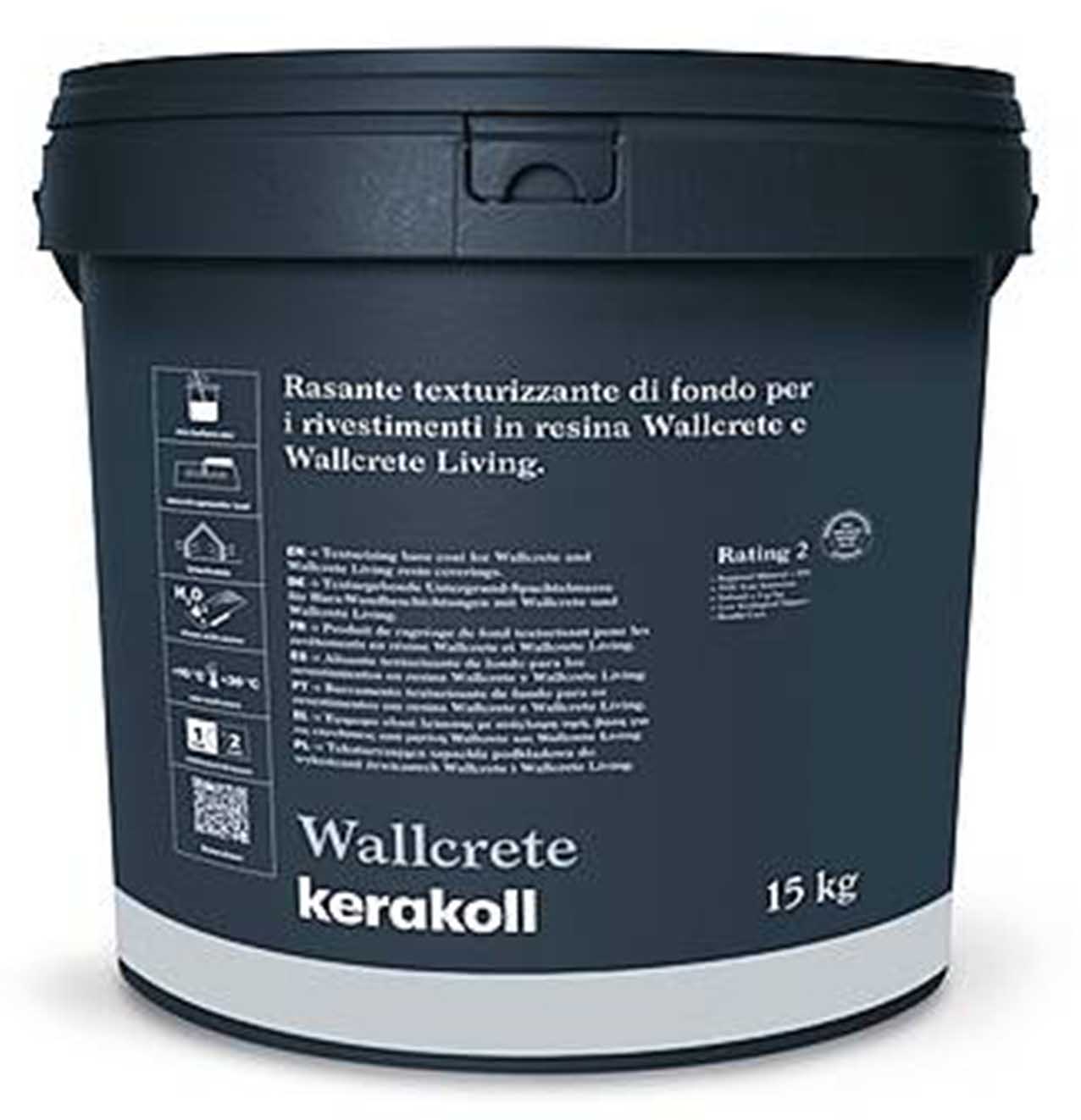 Wallcrete di Kerakoll , costa 48,50 €/m², www.kerakoll.com Wallcrete di Kerakoll , costa 48,50 €/m², www.kerakoll.com