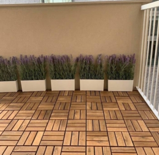 balcone dopo il rinnovo fai da te