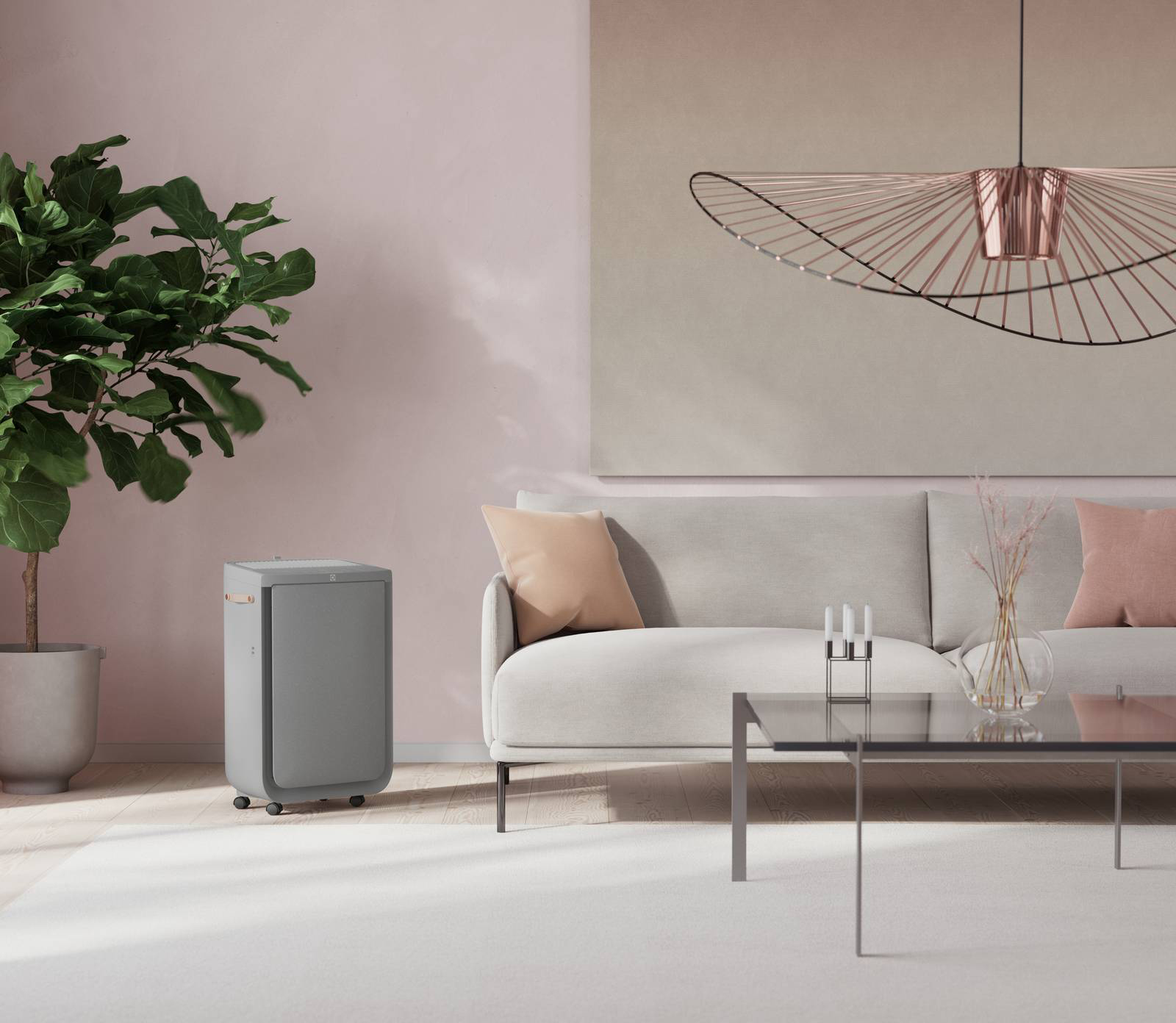 2 in 1, Pure 700 EPU72571UG di Electrolux ha deflettori oscillanti con 3 diverse opzioni per erogare un flusso di aria purificata e fresca: grazie all'innovativo sistema Pure2Me, è infatti possibile dirigere il flusso di aria filtrata in modo mirato. Il sistema di filtraggio antibatterico e antivirale a 4 fasi, con prefiltro, HEPA e carbone attivo, cattura fino al 99,97% delle particelle sospese nell'aria pari a 0,3 micron (μm), come polvere domestica, peli di animali, polline di alberi ed erba. Può essere gestito anche da remoto tramite app. Misura L 41 x P 26 x H 65 cm. Prezzo 499,99 euro. www.electrolux.it