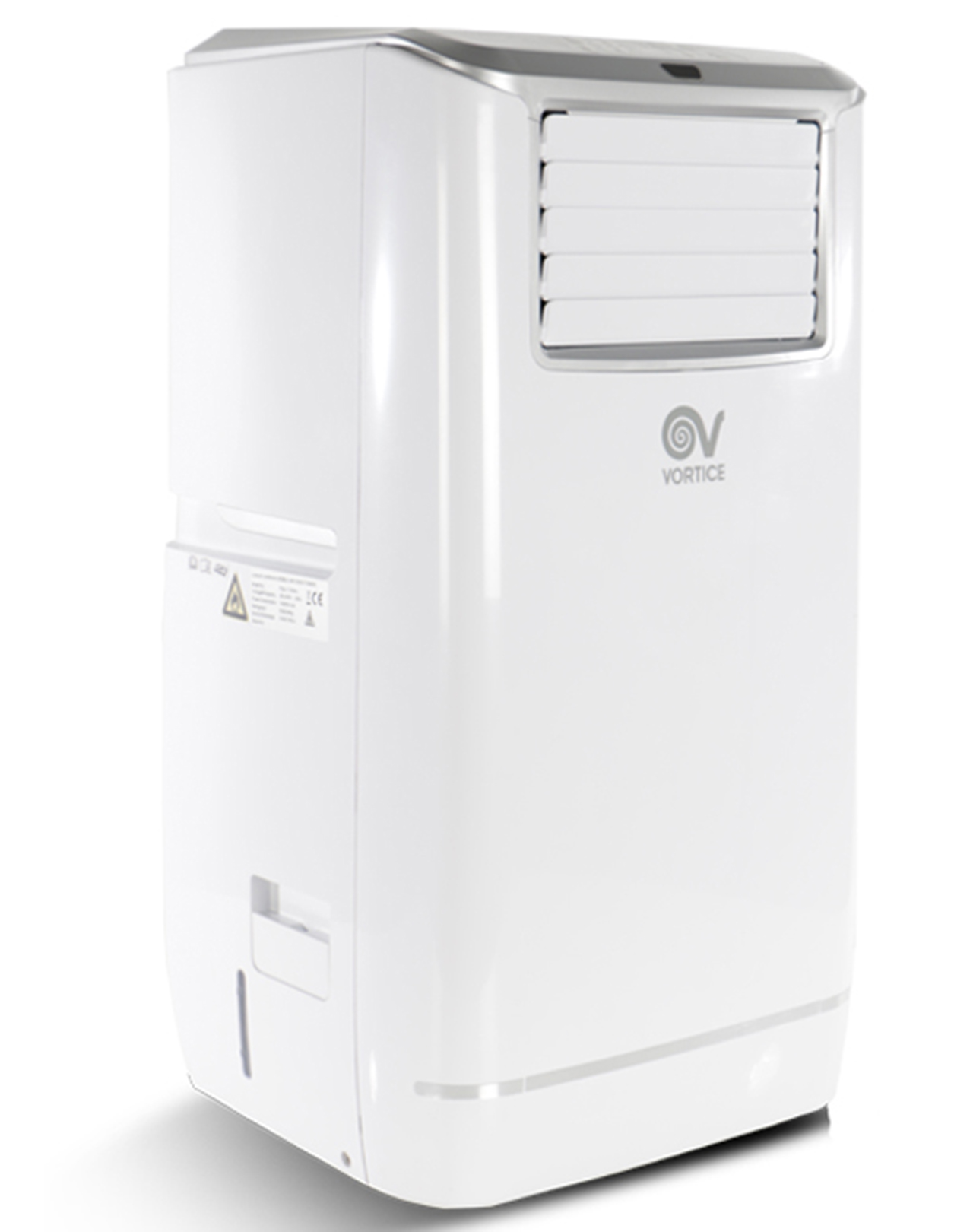 Dispone di cinque modalità di funzionamento: automatico, raffrescamento, deumidificazione, ventilazione e riscaldamento Vort Kryo-Polar Evo 13 HP di Vortice. In classe energetica A in raffreddamento e A+ in riscaldamento, ha una potenza di raffrescamento pari a 12.495 Btu/h, utilizza refrigerante R290 ed è adatto ad un’area di utilizzo compresa tra 17 e 25 mq. È dotato di doppia modalità di funzionamento aria-aria e acqua-aria e ha funzione “Super Cool”, progettata per incrementare la capacità refrigerante e migliorare l’efficienza energetica. La gestione avviene tramite comandi elettronici con display LCD e telecomando a infrarossi. Misura L 41 x P 42 x H 78 cm. Prezzo 1.900 euro. www.vortice.it